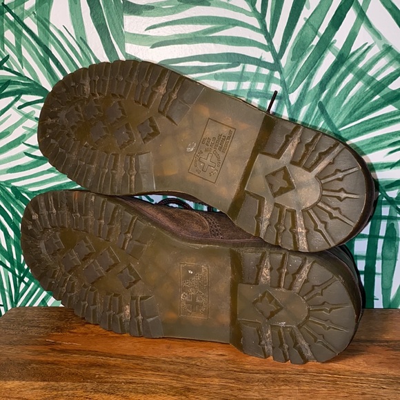 Dr. Martens Crazy Horse Brown Leather Oxfords 8053 Men’s Size US 11 - Picture 7 of 9